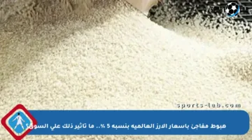هبوط مفاجئ بأسعار الأرز العالمية بنسبة 5 %.. ما تأثير ذلك على السوق؟